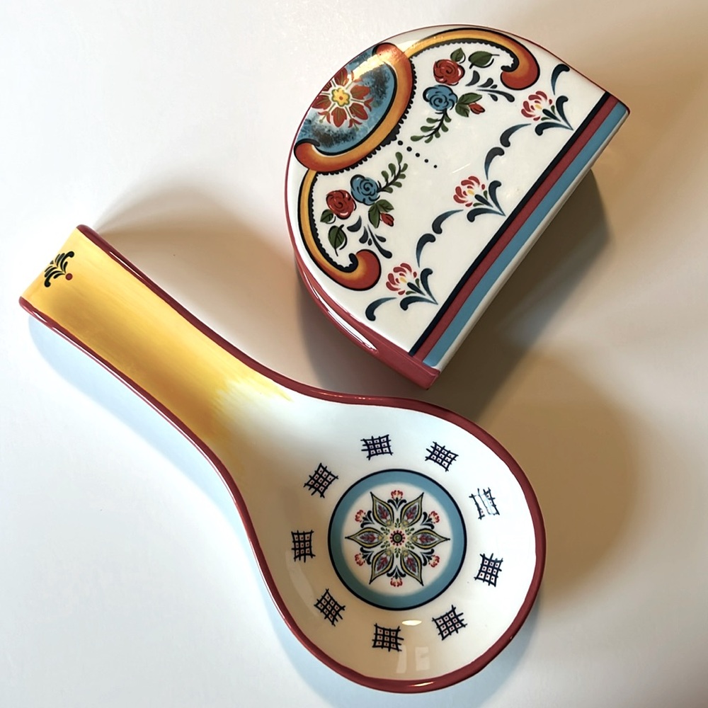 Spoon Rest and Napkin Holder